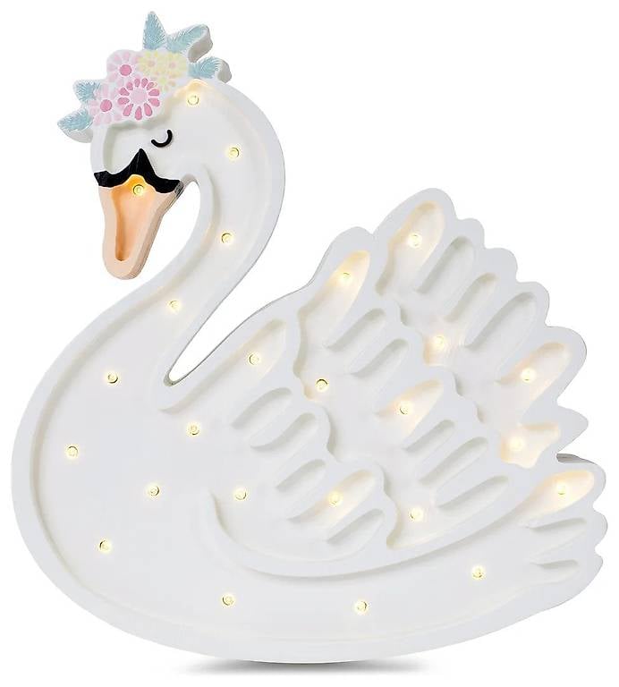 Hochwertiges Nachtlicht Schwan Weiss (Little Lights)