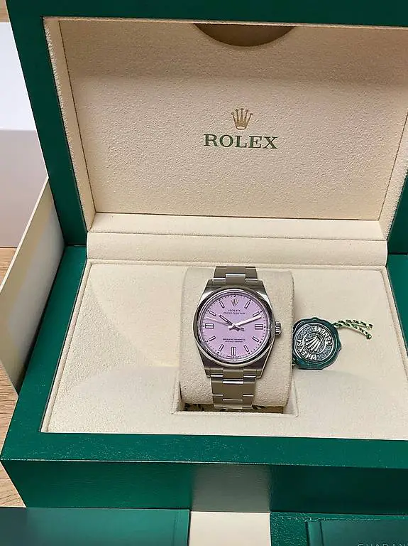 Rolex Oyster Perpetual 36 mm Candy Pink Full Set
