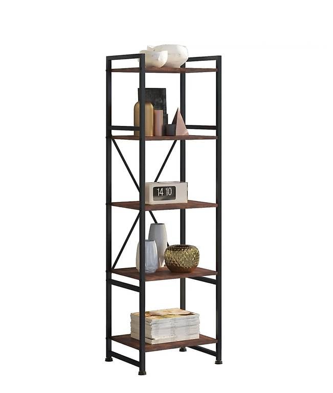 Regal Manchester Industrial Holz dunkel, rustikal