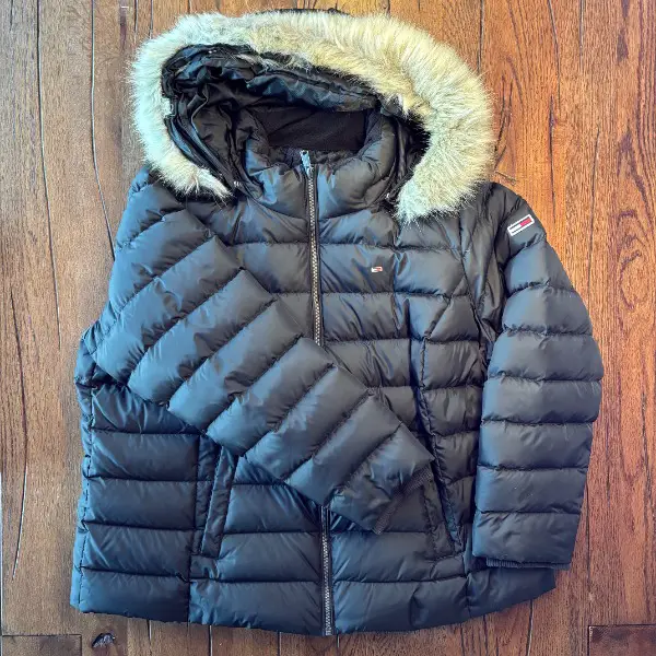 billig: edle winter herbst frühling daunenjacke tomy hilfiger