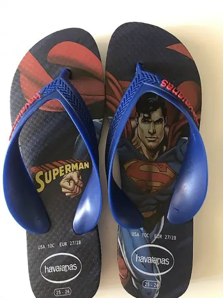 NEU ungetragene havaianas SUPERMAN gr.25/26