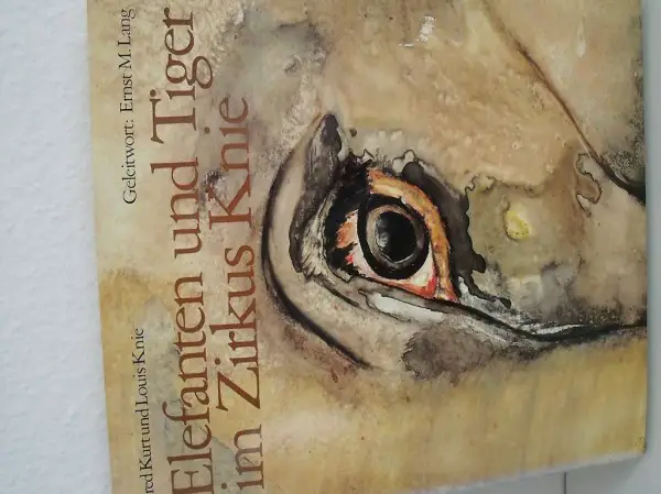 Bildband "Elefanten und Tiger im Zirkus Knie",1980