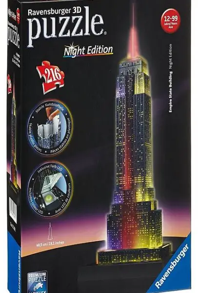  Ravensburger Empire State Building bei Nacht 3D Puzzle Bauwe