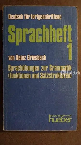 HEINZ GRIESBACH - SPRACHHEFT 1