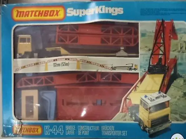 MATCHBOX SUPER KING K-44 Brücken Transporter Set (Sehr rar)