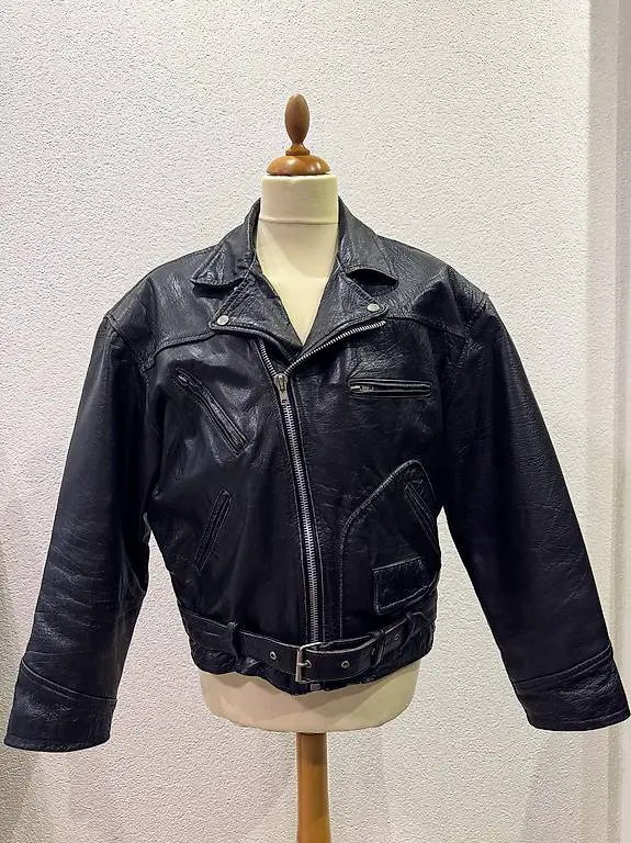 Vintage Lederjacke Bikerjacke