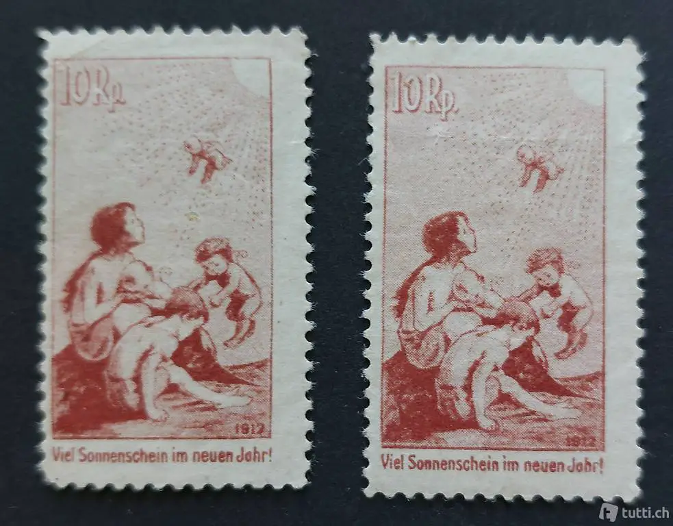 Pro Juventute Vorläufer I (Deutsch) , postfrisch, CH 1912