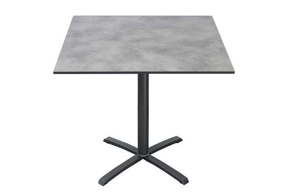 Gartentisch 80x80 cm HPL grau klappbar NEU Bistrotisch