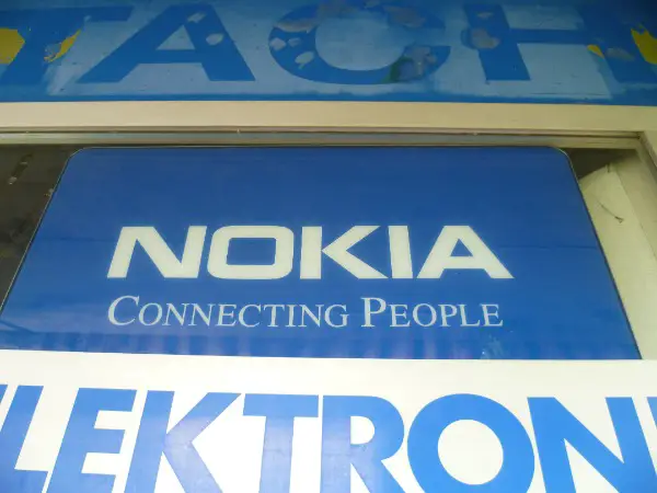 NOKIA - Leucht - Tafel - Kasten Alu Plexi