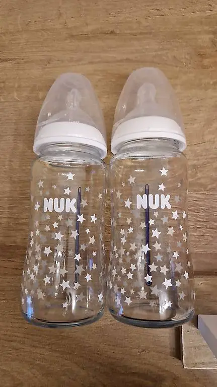 Nuk 2x Glasflaschen 240 ml
