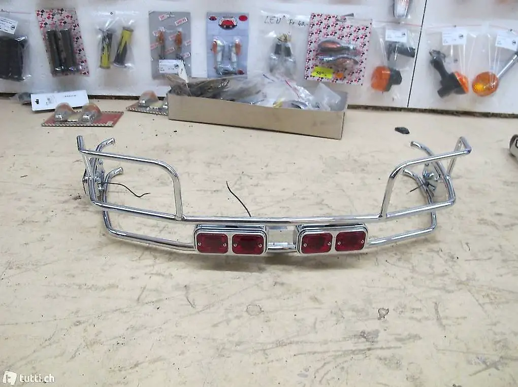 Yamaha XVZ 1200 47G Top Case Chrom Light Bar neu