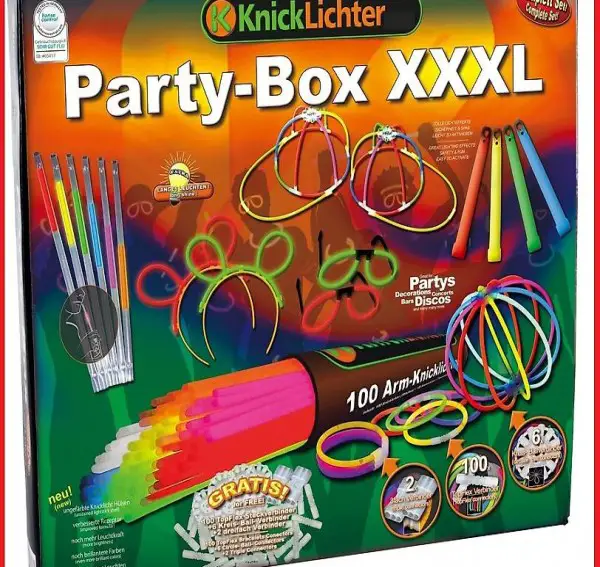  Knicklichter XXXL Party Box Mega Set