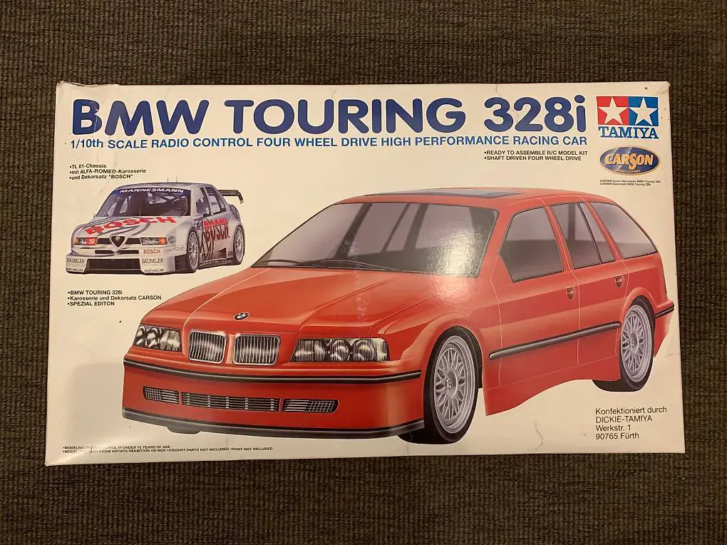 Tamiya Carson RC 1/10 RARE BMW Touring 328i & Alfa 155 DTM