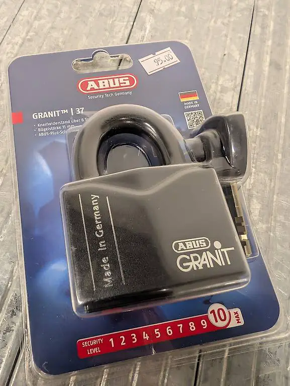 Neues Abus Granit Vorhang Schloss, Aktion