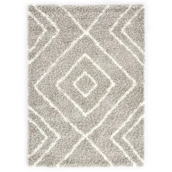  Berberteppich Hochflor PP Sandfarben und Beige 80 × 150 0..