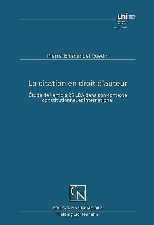 La citation en droit d"auteur