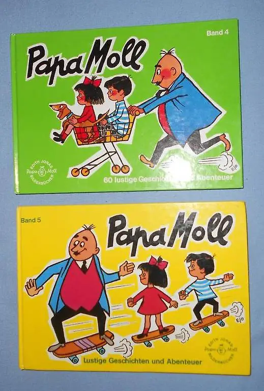 1 grünes Buch Papa Moll: Band 4 (TOP-Zustand)