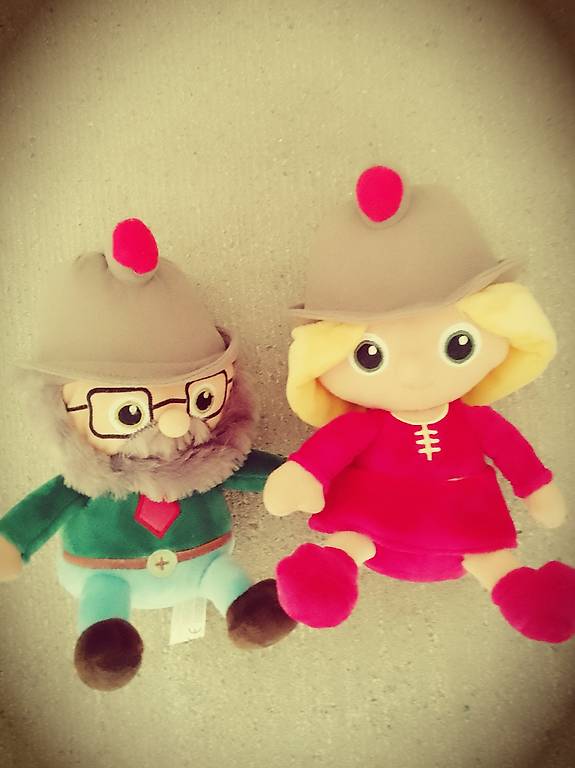 3 Hasen, Figur, 3 Mickey, Banana Mignon, 2 Wichtel, Kasperli