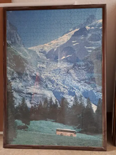 Puzzle Bild "Am Grindelwaldgletscher"