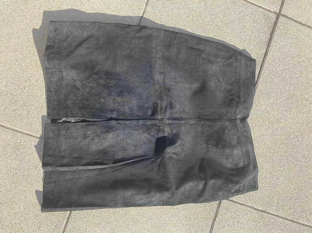 Wildleder Jupe schwarz