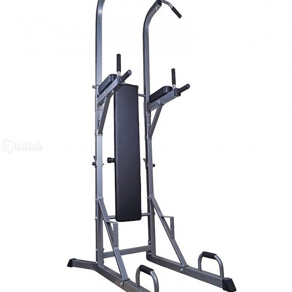  Gymtower Kraftturm mit Hantelbank, Dip-Station