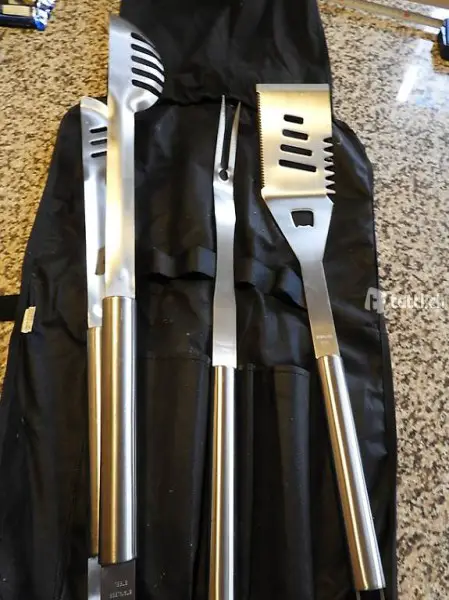 SERVIER -GRILLBESTECK ,STAINLESS STEEL, NEUWERTIG