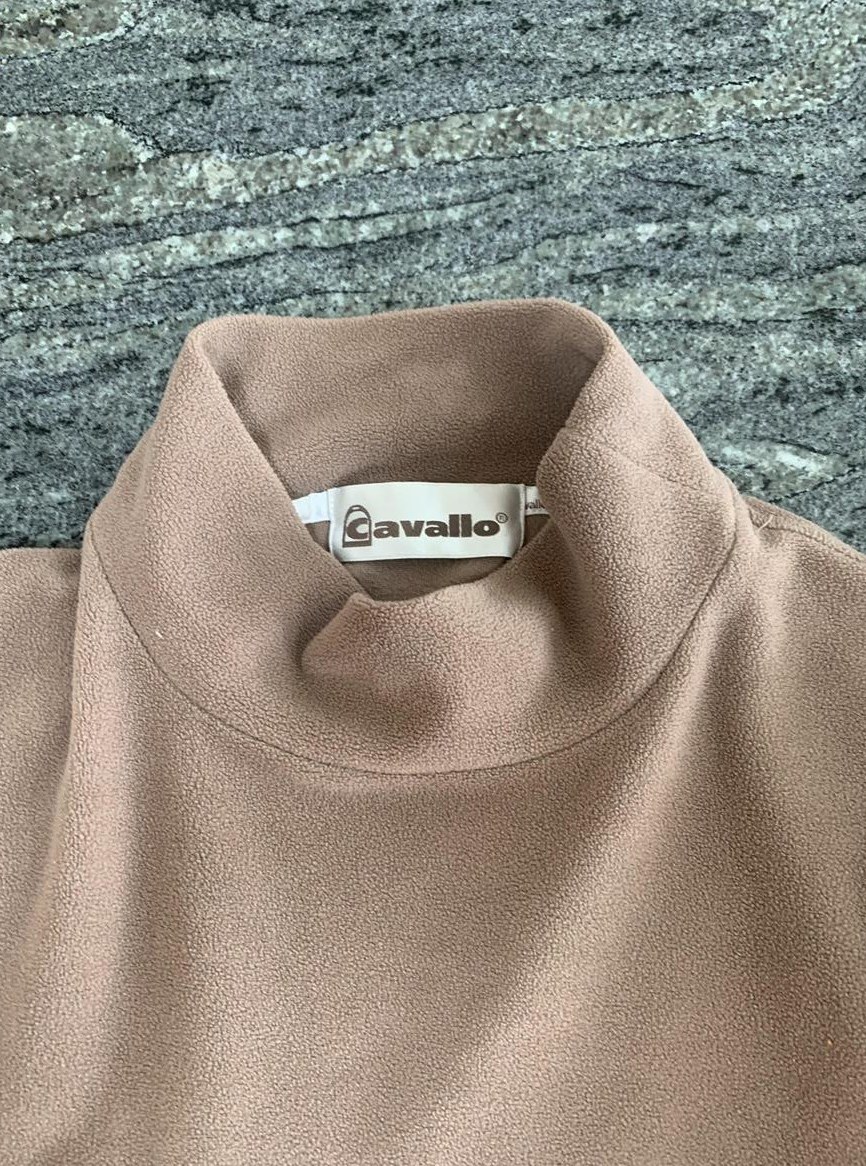 Cavallo Fleece Jacke, camel, Grösse 40