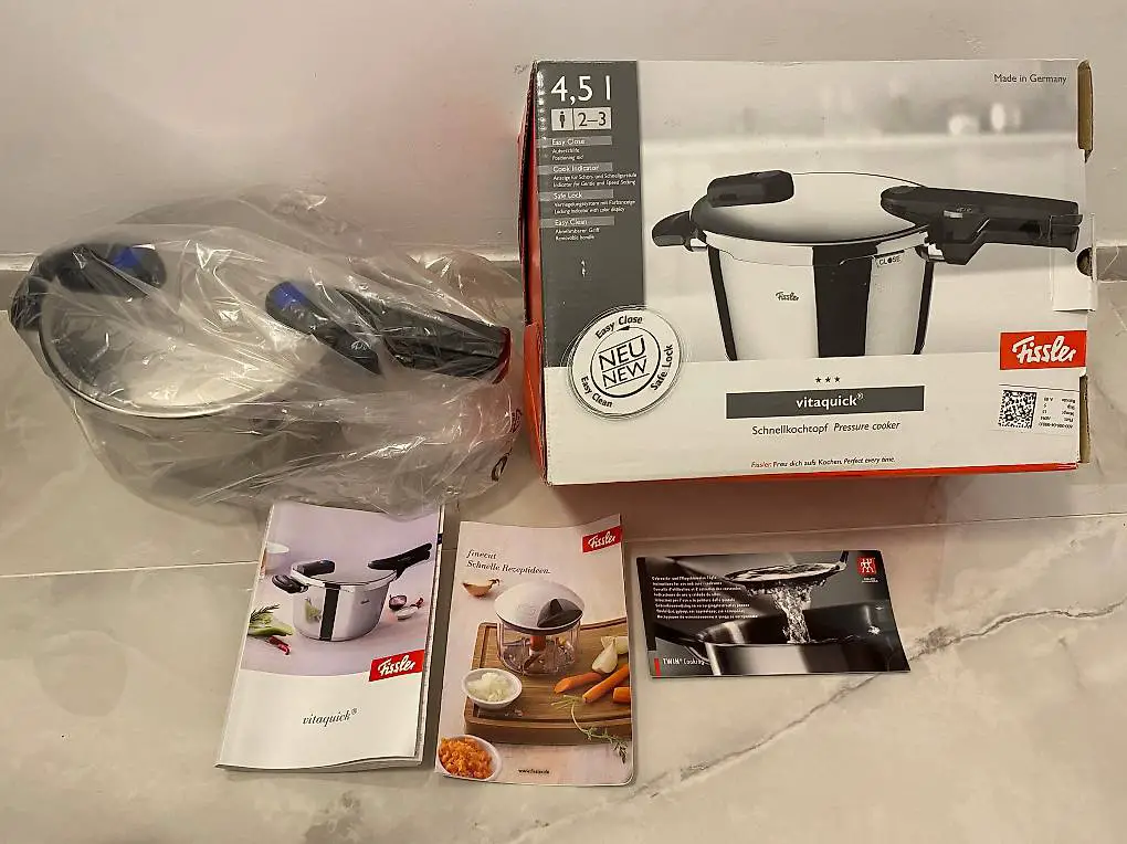 Schnellkochtopf/Pressure cooker Fissler 4.5 Liter neu