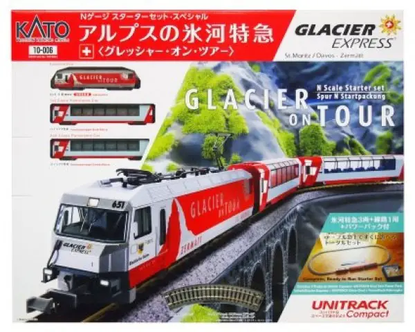 KATO Starterset "Glacier Express" Art. 7074067 (10-021) N