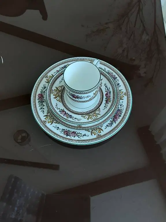 Kaffeeservice "Wedgwood Columbia Bone China"