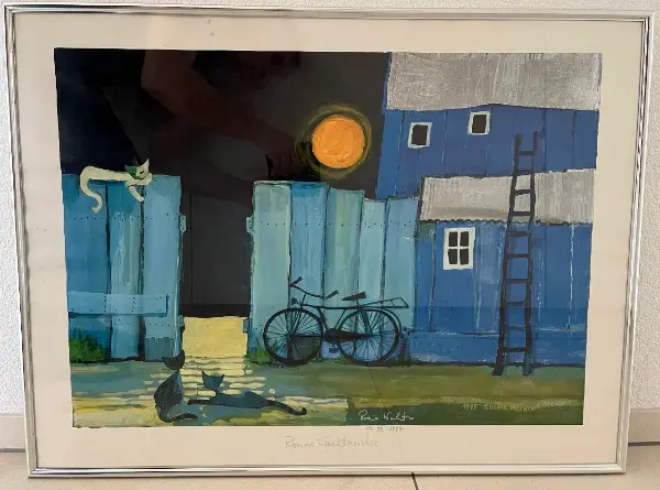 Rosina Wachtmeister Kunstdruck Poster Luna; signiert