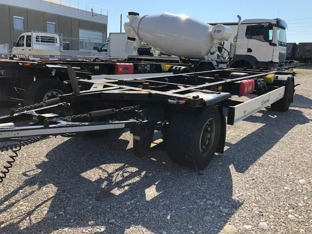 KRONE, AZW 18 eL3B7 Box Carrier Anhänger, Wechselrahmen / Containerchassis