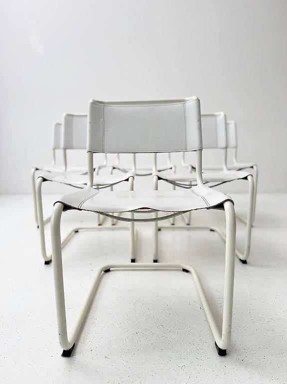 Thonet S33 All White von Mart Stam 1926er Jahre
