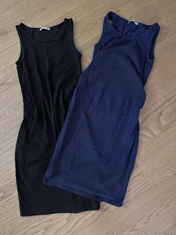 2 Schwangerschafts T-Shirtkleider Grösse 36/38