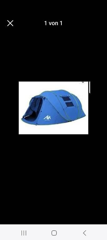 Wurfzelt für 3Personen Neu