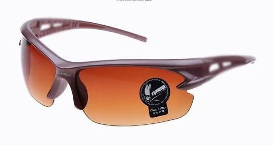 Portofrei Dunkel Brille Sport Sonnen Motorrad Velo Sportb