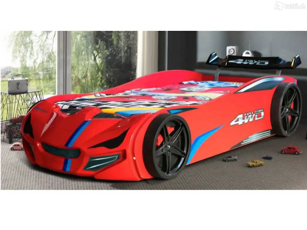  Autobett SUPERDRIFT 90 x 200 cm Liegefläche, Ausf. Rot