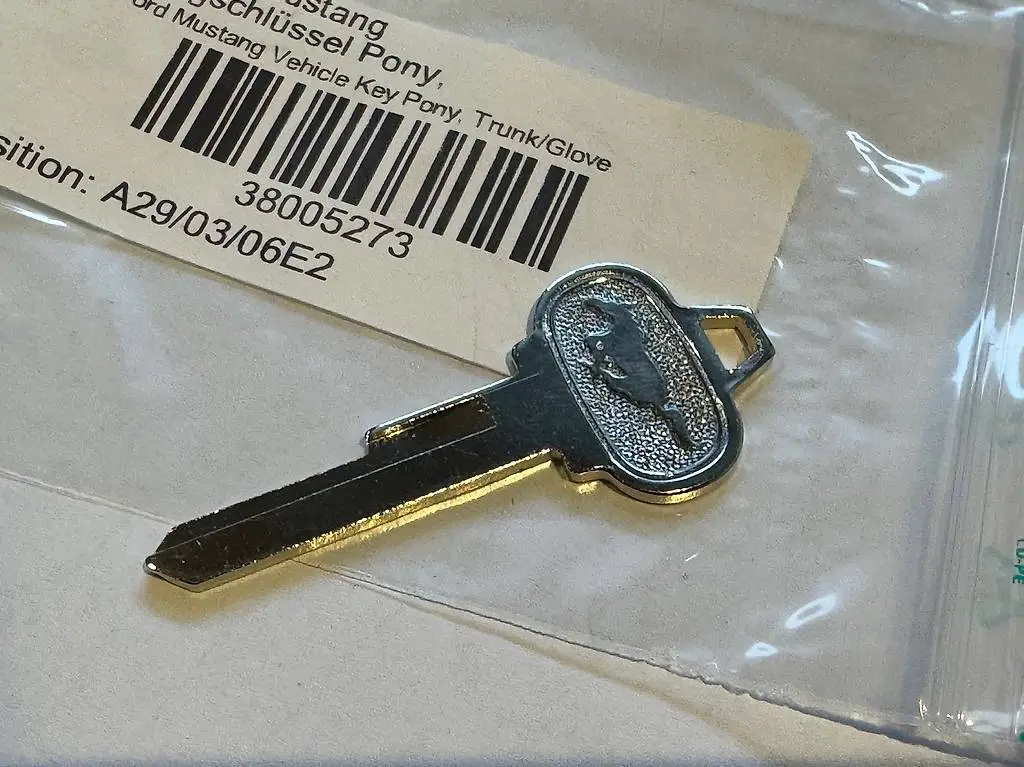 1965-66 Ford Mustang Fahrzeugschlüssel-Rohlinge