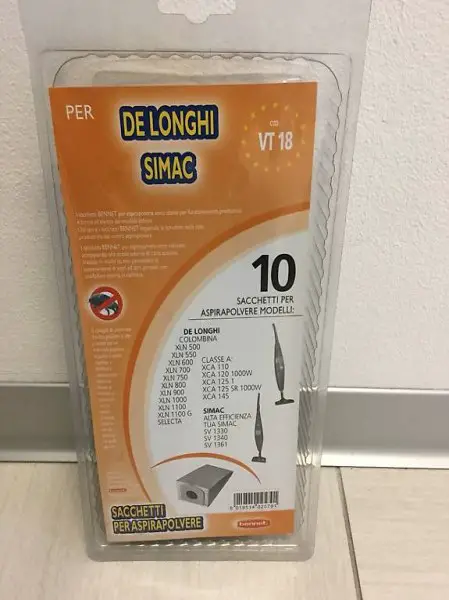 Cofezione nuova sacchetti DE LONGHI/SIMAC