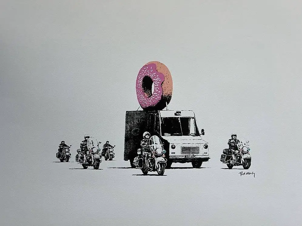 banksy « donuts » xl version 30/150