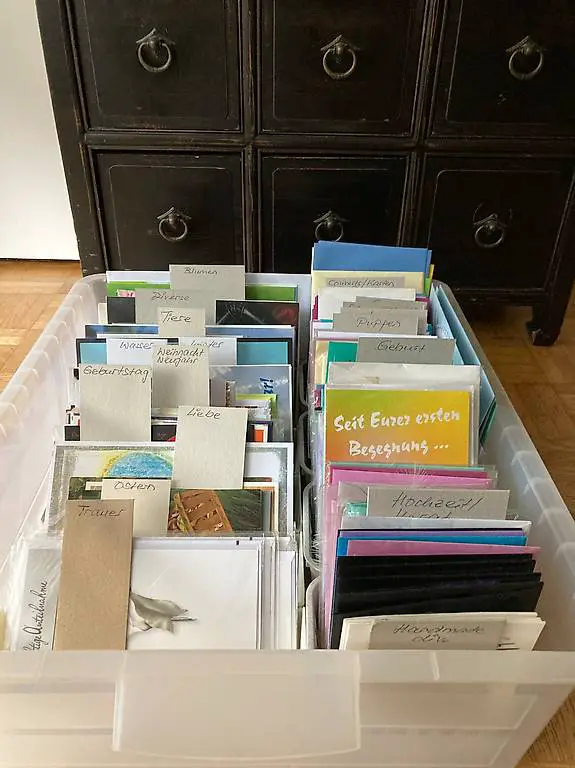 ganz viele Schreibkarten für div. Anlässe, auch handmade