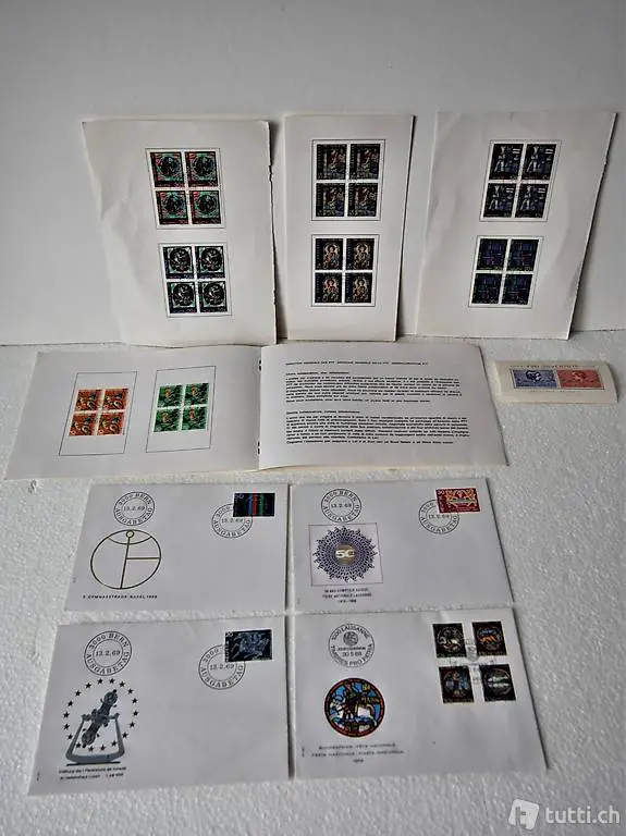 49 Schweizer Sondermarken, Sets-Jubläums-Festmarken