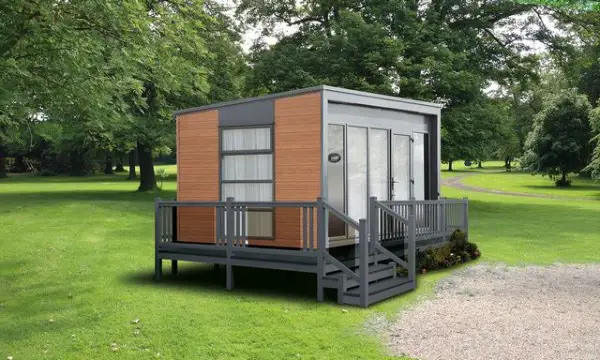 Tiny haus mobil home Swift S-pot 4 pers gartenhaus auf rader