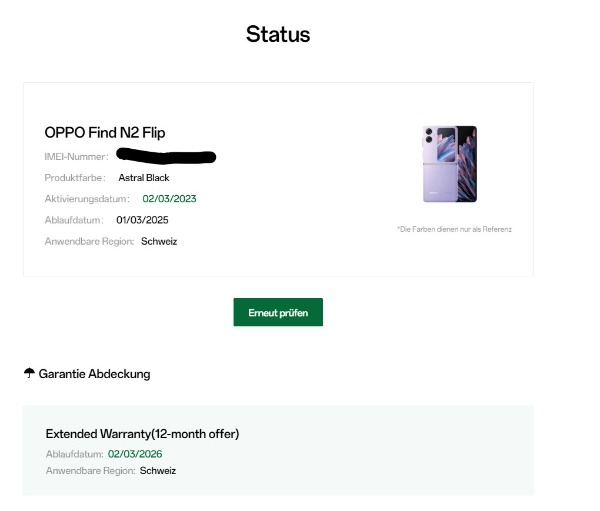 OPPO Find N2 Flip 256GB Schwarz Astral Black, 6.80", Dual SIM