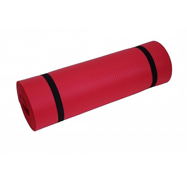 Yogamatte rot 190 x 60 x 1.5 cm (Neu)