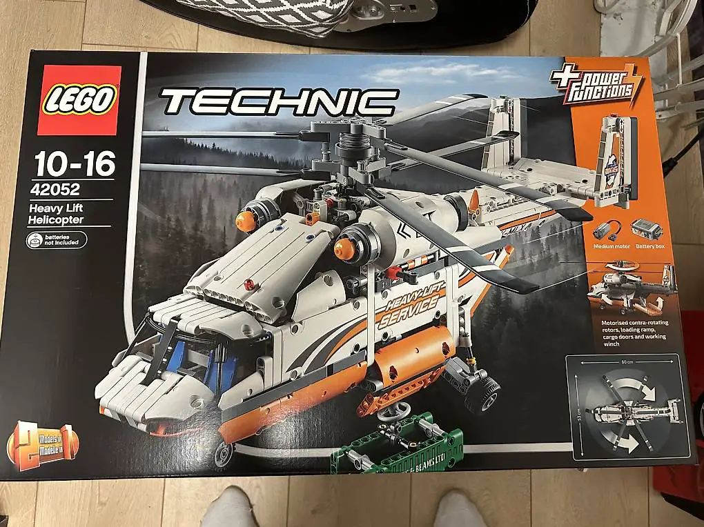 Top Lego Technic 42052 Transport Helikopter Neu