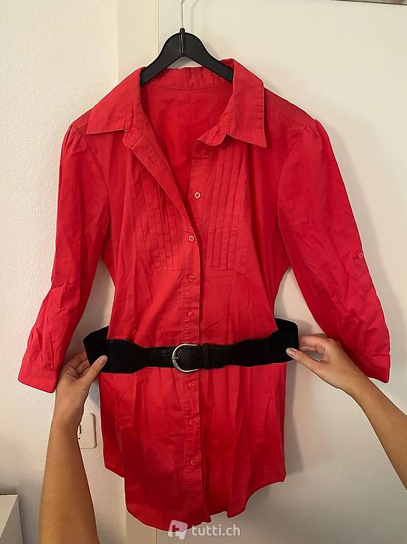 Damenbluse rot Gr. M