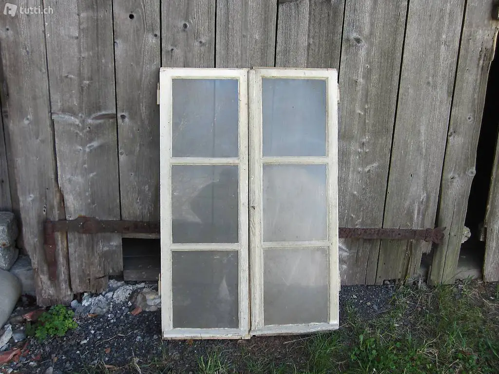 antike Fenster / Einfachglas / Fensterflügel