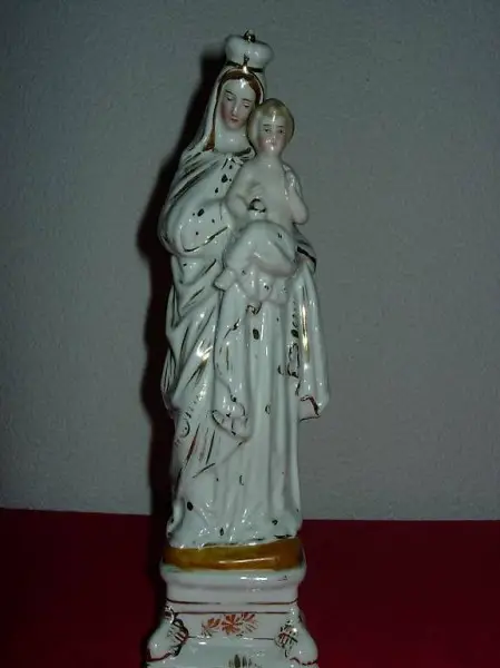  Maria mit Jesuskind Porzellan