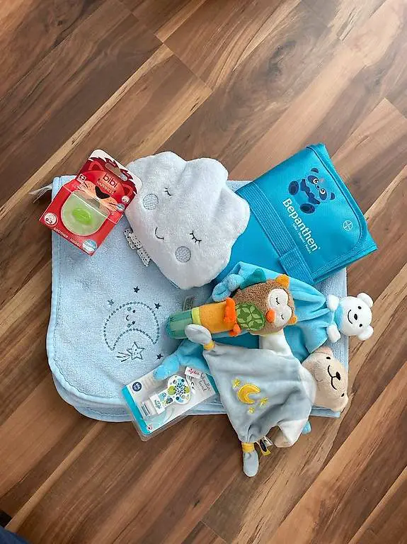 Decke, Wärmekissen, Schnuffel, Nuggi, Kette, Rassel